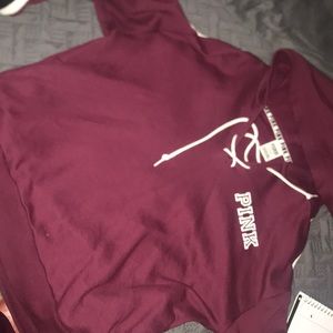 pink brand hoodie